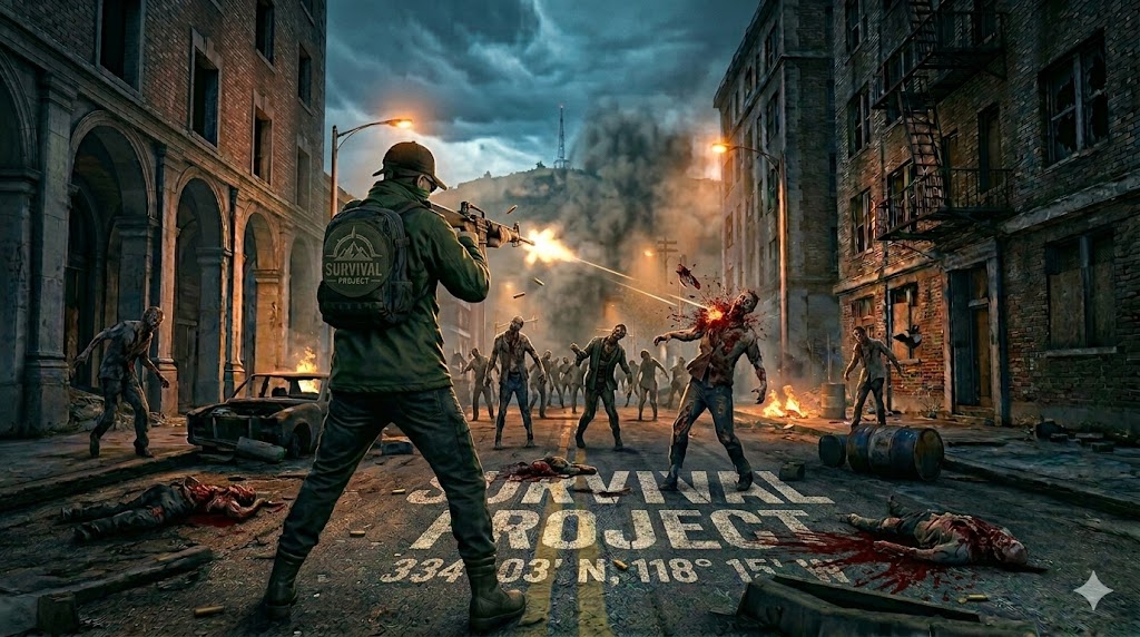 SURVIVAL PROJECT — ฉากการต่อสู้ในโลกหลังหายนะ